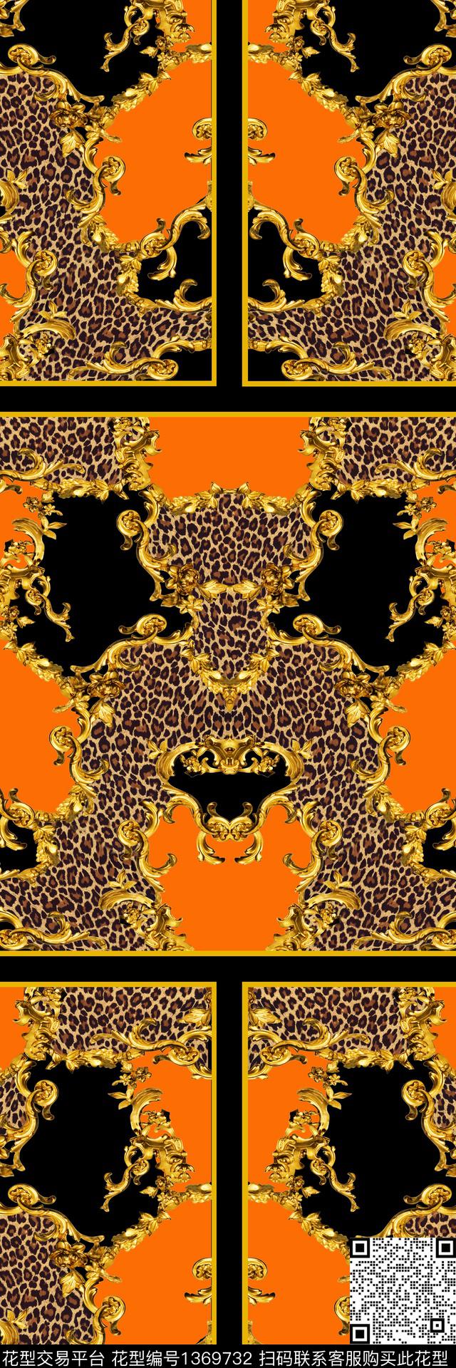 定位花宫廷风民族风数码印花华亿平台下载（图片编号: 1369732） - 瓦栏（Walan）