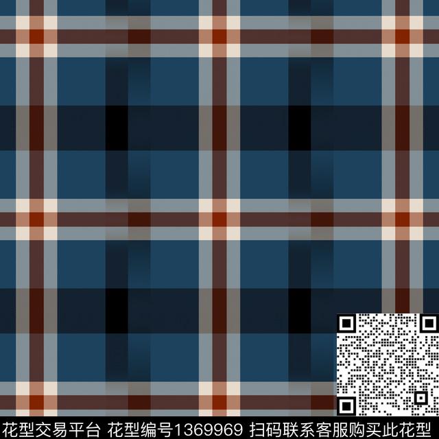 格子商务大牌风数码印花华亿平台下载（图片编号: 1369969） - 瓦栏（Walan）