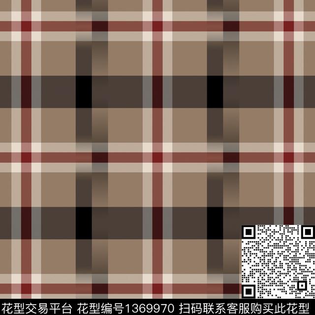 格子商务大牌风数码印花华亿平台下载（图片编号: 1369970） - 瓦栏（Walan）