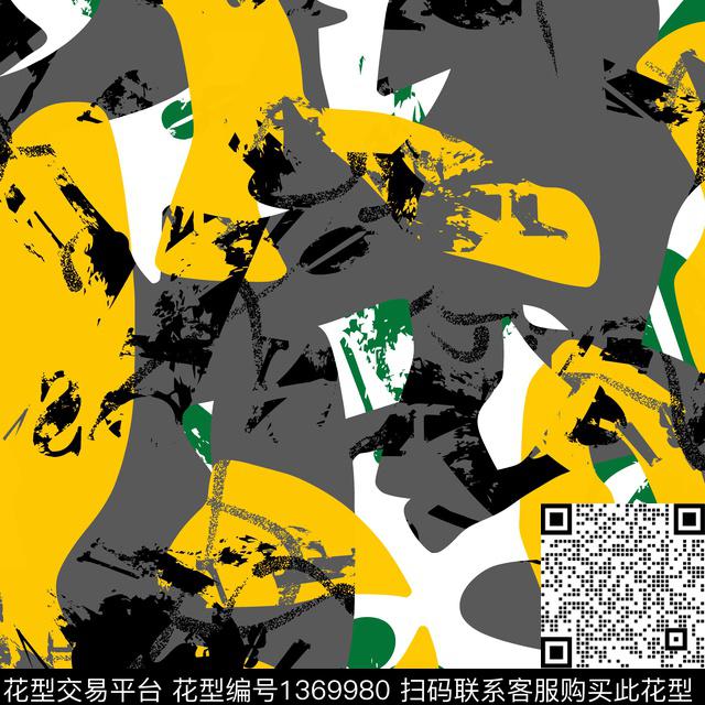 几何男装抽象男装传统印花华亿平台下载（图片编号: 1369980） - 瓦栏（Walan）