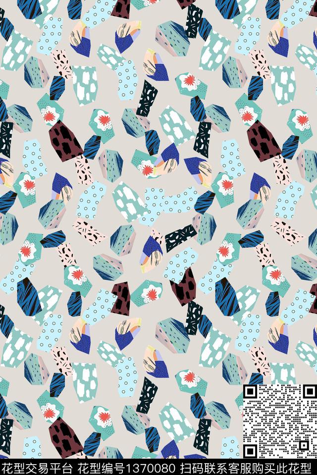 深圳花卉手绘数码印花华亿平台下载（图片编号: 1370080） - 瓦栏（Walan）