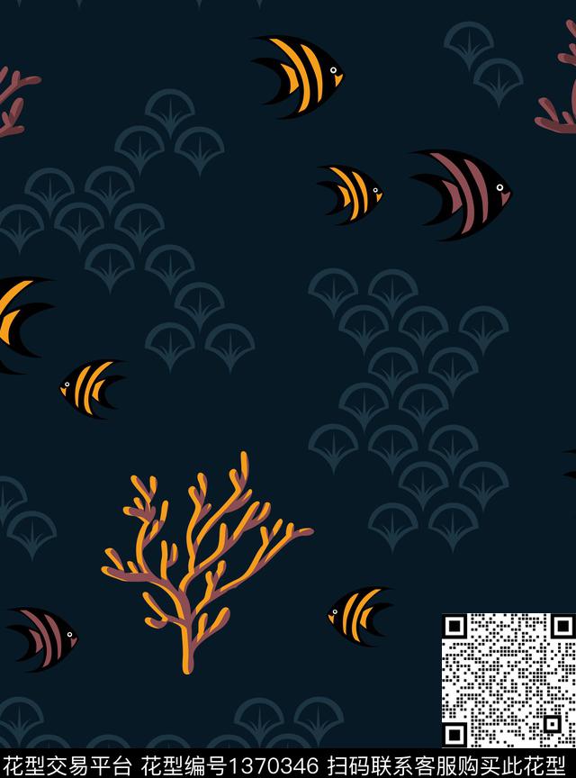 几何大牌风小碎花传统印花华亿平台下载（图片编号: 1370346） - 瓦栏（Walan）