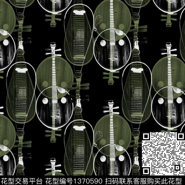 几何纸印花抽象男装数码印花华亿平台下载（图片编号: 1370590） - 瓦栏（Walan）