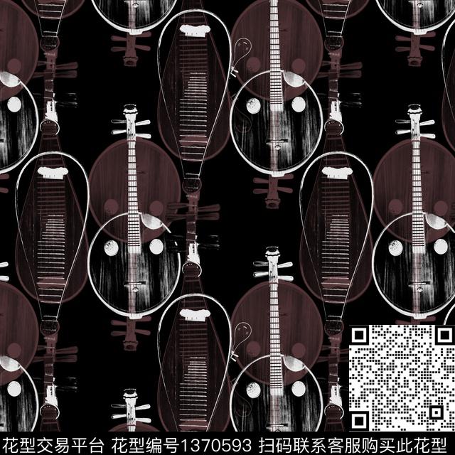 几何纸印花抽象男装数码印花华亿平台下载（图片编号: 1370593） - 瓦栏（Walan）