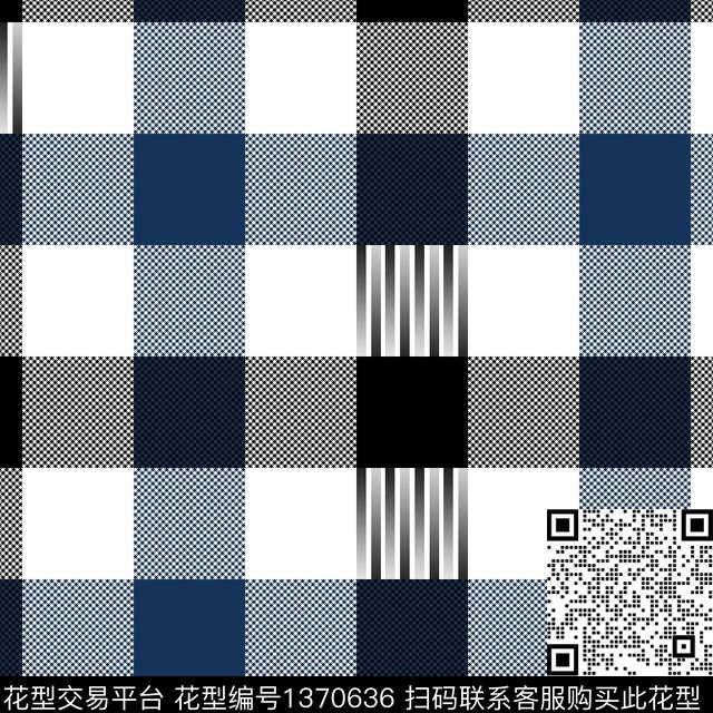 格子商务大牌风数码印花华亿平台下载（图片编号: 1370636） - 瓦栏（Walan）