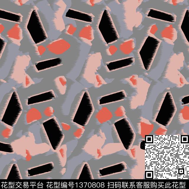 学院几何简约传统印花华亿平台下载（图片编号: 1370808） - 瓦栏（Walan）