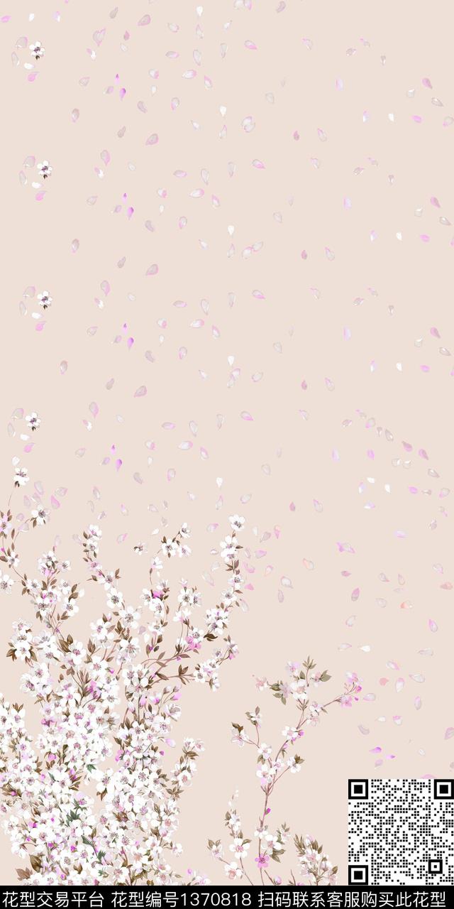 女装定位花大牌风小碎花数码印花华亿平台下载（图片编号: 1370818） - 瓦栏（Walan）