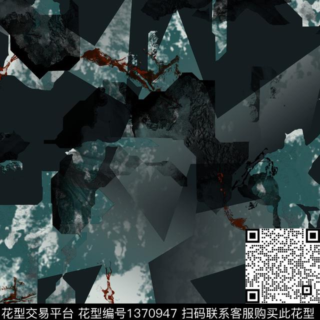 几何纸印花抽象男装传统印花华亿平台下载（图片编号: 1370947） - 瓦栏（Walan）