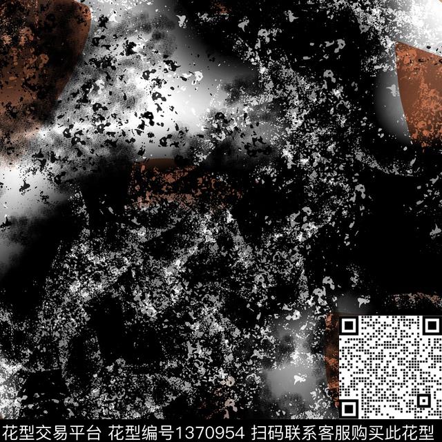 纸印花抽象男装大牌风传统印花华亿平台下载（图片编号: 1370954） - 瓦栏（Walan）