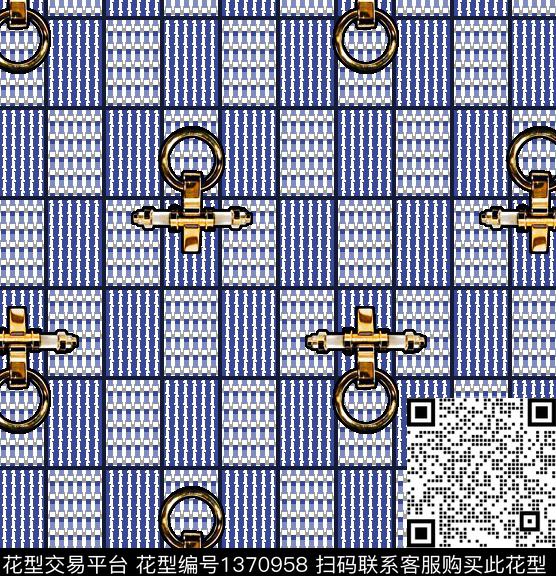 几何格子商务数码印花华亿平台下载（图片编号: 1370958） - 瓦栏（Walan）