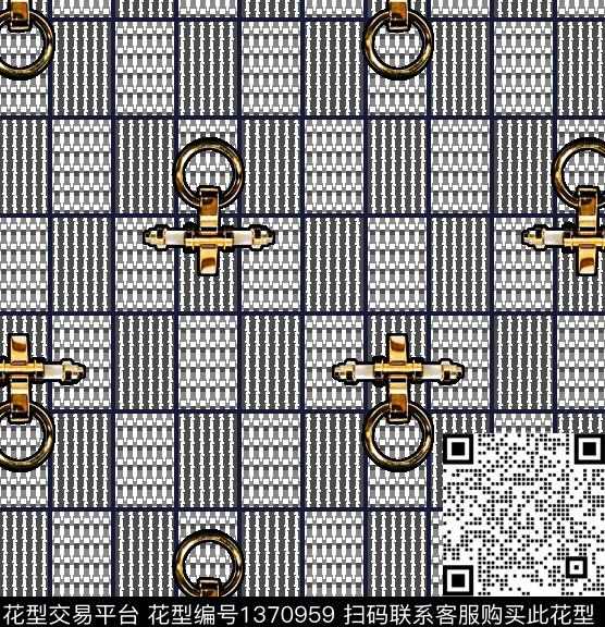 几何格子商务数码印花华亿平台下载（图片编号: 1370959） - 瓦栏（Walan）