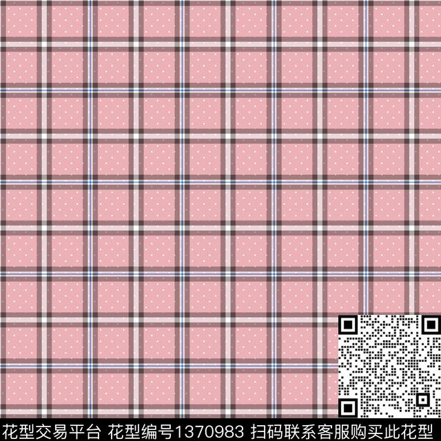 时尚几何格子传统印花华亿平台下载（图片编号: 1370983） - 瓦栏（Walan）