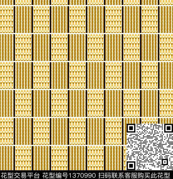 几何格子小碎花传统印花华亿平台下载（图片编号: 1370990） - 瓦栏（Walan）