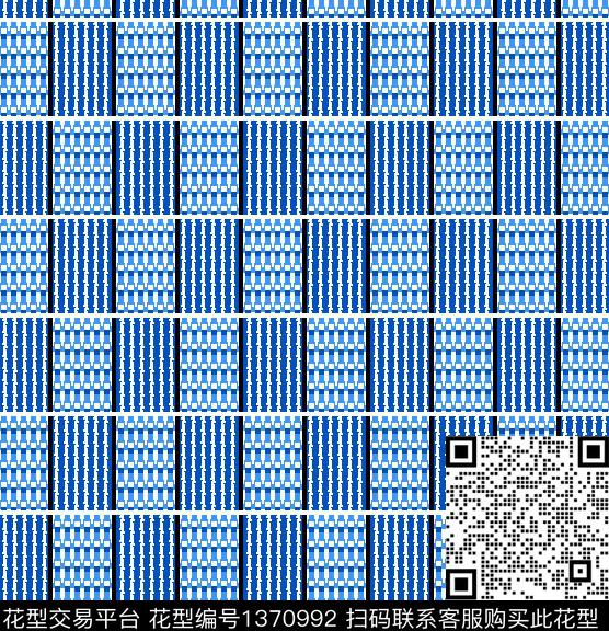 几何格子小碎花传统印花华亿平台下载（图片编号: 1370992） - 瓦栏（Walan）