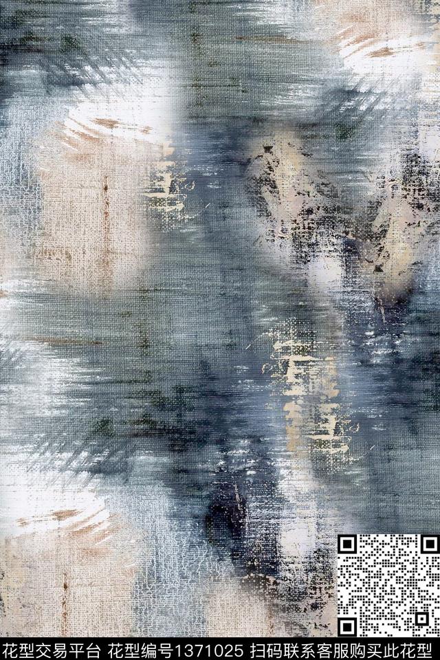 衬衫男装抽象数码印花华亿平台下载（图片编号: 1371025） - 瓦栏（Walan）