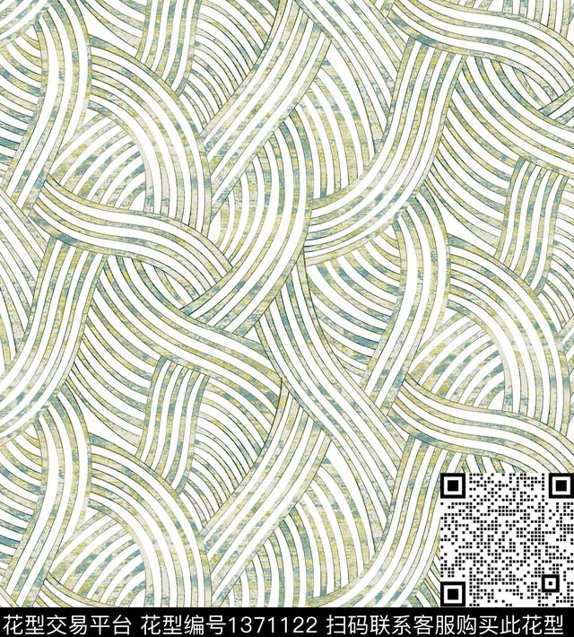 肌理几何格子数码印花华亿平台下载（图片编号: 1371122） - 瓦栏（Walan）