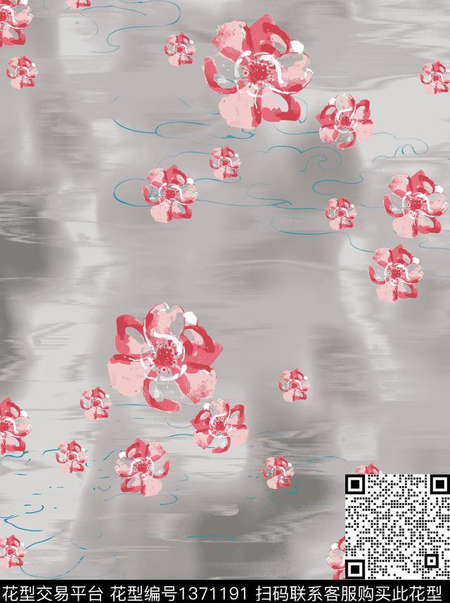 墙纸花卉地毯传统印花华亿平台下载（图片编号: 1371191） - 瓦栏（Walan）