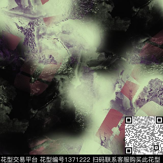 几何纸印花抽象男装传统印花华亿平台下载（图片编号: 1371222） - 瓦栏（Walan）