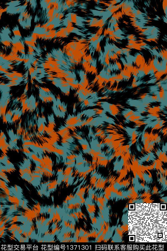 豹纹纹理抽象数码印花华亿平台下载（图片编号: 1371301） - 瓦栏（Walan）