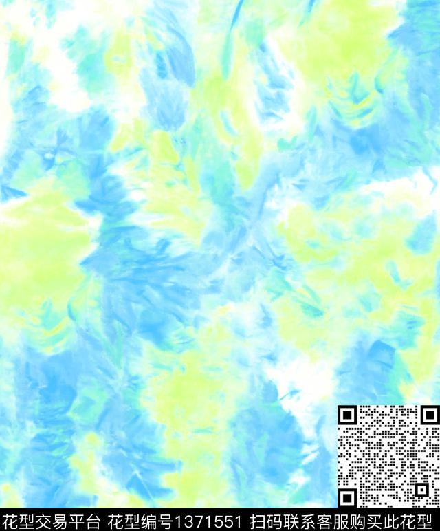 趋势华亿平台水墨风扎染华亿平台数码印花华亿平台下载（图片编号: 1371551） - 瓦栏（Walan）