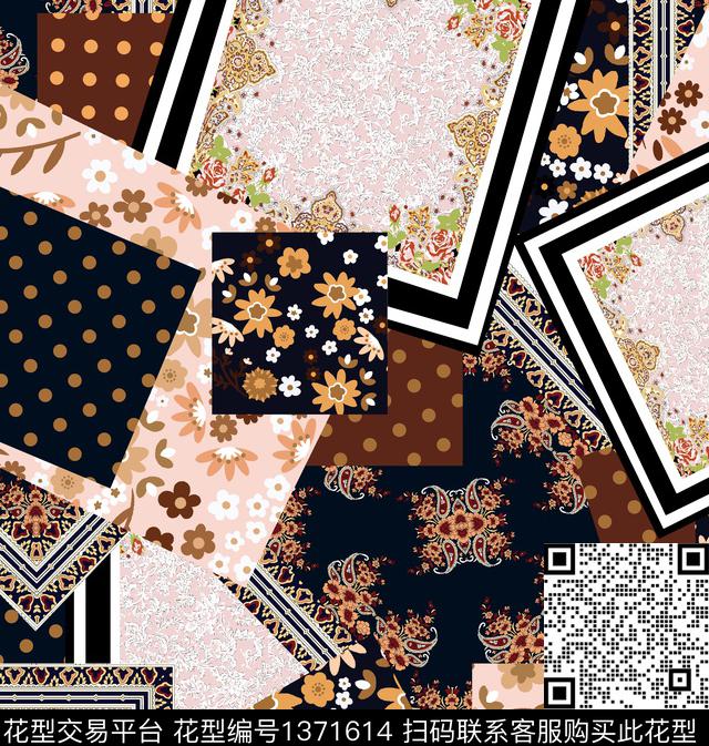 几何女装民族风传统印花华亿平台下载（图片编号: 1371614） - 瓦栏（Walan）