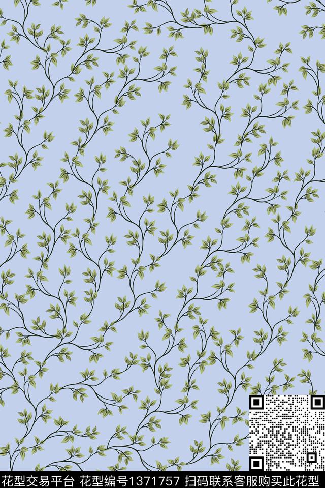 大牌风小清新小碎花数码印花华亿平台下载（图片编号: 1371757） - 瓦栏（Walan）