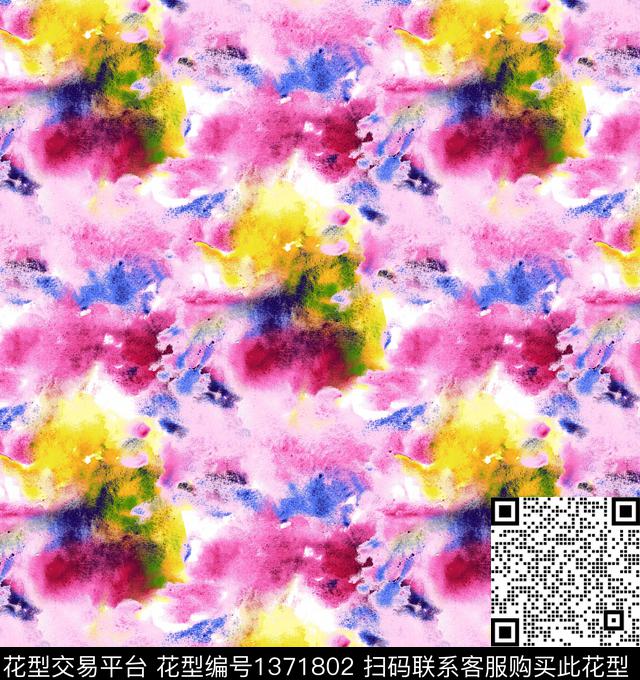 炫彩肌理大牌风数码印花华亿平台下载（图片编号: 1371802） - 瓦栏（Walan）