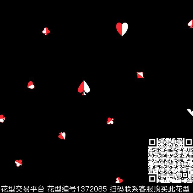 几何花卉大牌风趣味传统印花华亿平台下载（图片编号: 1372085） - 瓦栏（Walan）