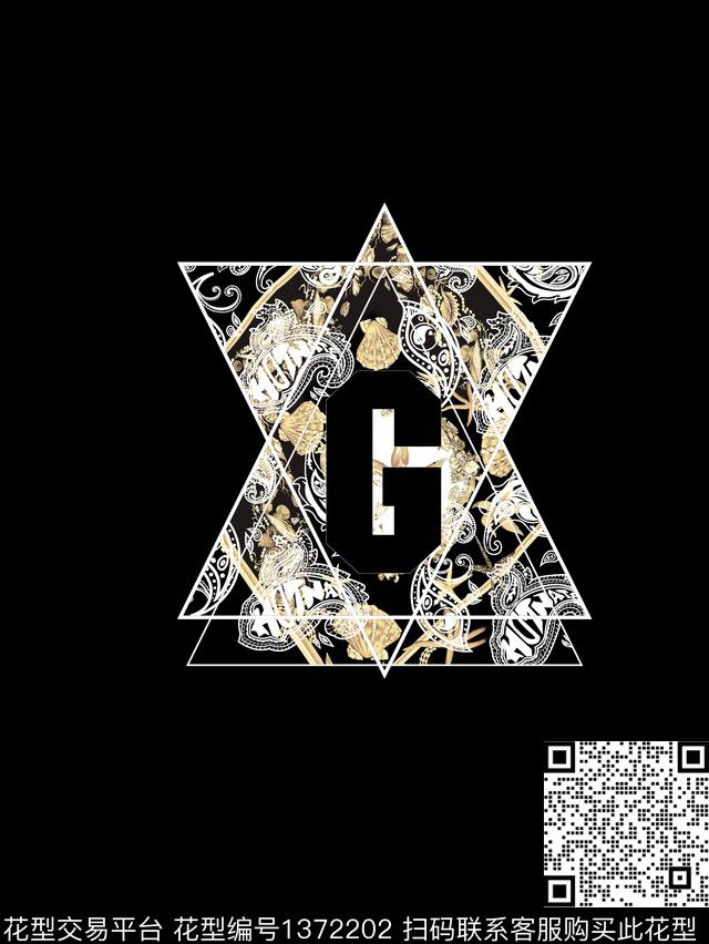 时尚几何花卉趋势华亿平台传统印花华亿平台下载（图片编号: 1372202） - 瓦栏（Walan）