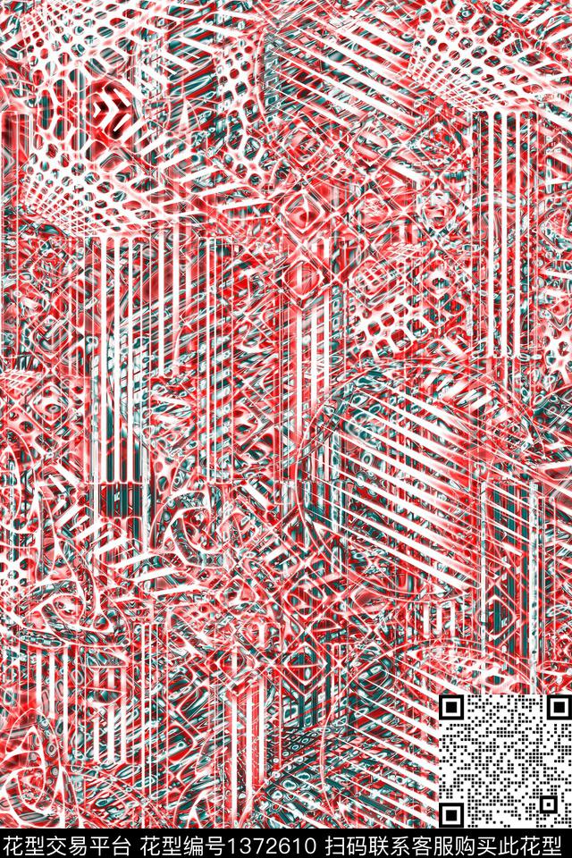 抽象男装家居服户外传统印花华亿平台下载（图片编号: 1372610） - 瓦栏（Walan）