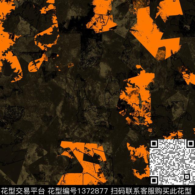 几何纸印花抽象男装传统印花华亿平台下载（图片编号: 1372877） - 瓦栏（Walan）