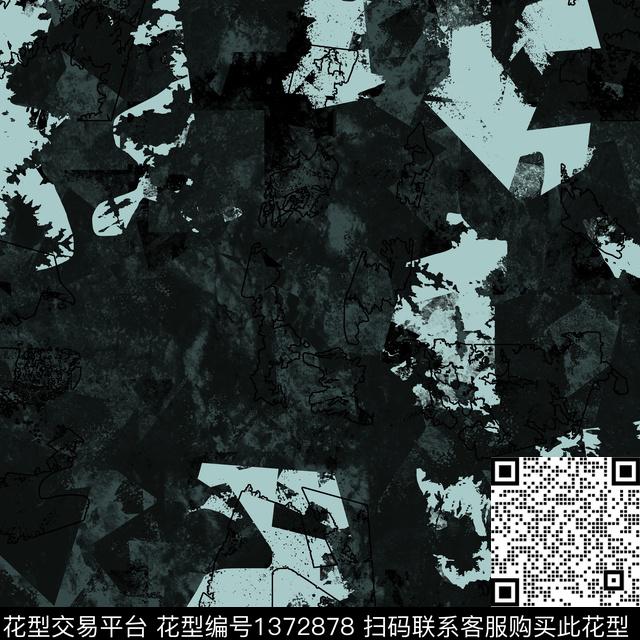 几何纸印花抽象男装传统印花华亿平台下载（图片编号: 1372878） - 瓦栏（Walan）