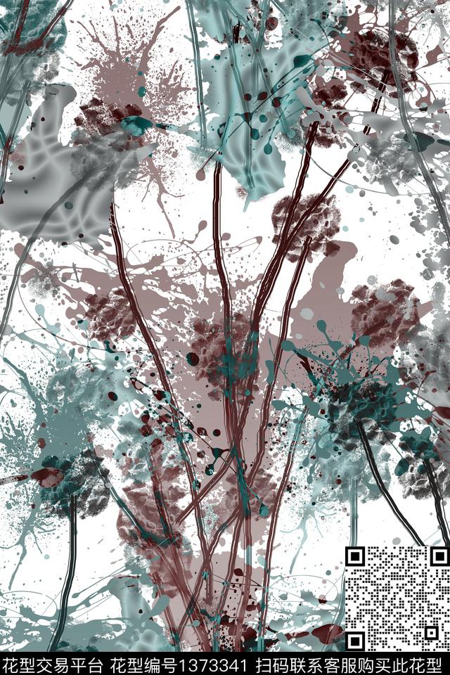 抽象男装家居服户外传统印花华亿平台下载（图片编号: 1373341） - 瓦栏（Walan）