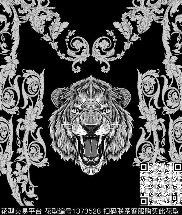 炫彩时尚定位花数码印花华亿平台下载（图片编号: 1373528） - 瓦栏（Walan）