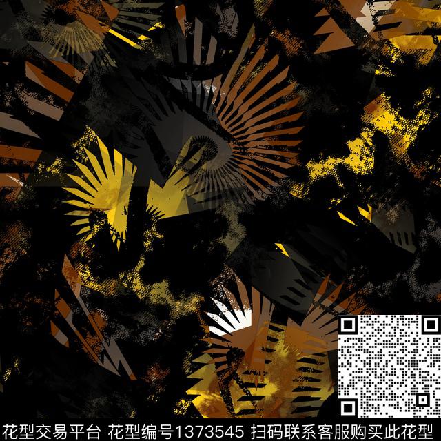 几何纸印花抽象男装传统印花华亿平台下载（图片编号: 1373545） - 瓦栏（Walan）