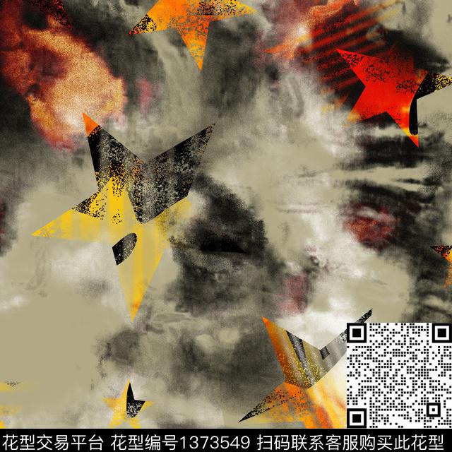 几何纸印花抽象男装传统印花华亿平台下载（图片编号: 1373549） - 瓦栏（Walan）