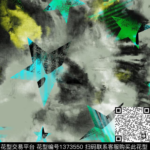 几何纸印花抽象男装传统印花华亿平台下载（图片编号: 1373550） - 瓦栏（Walan）