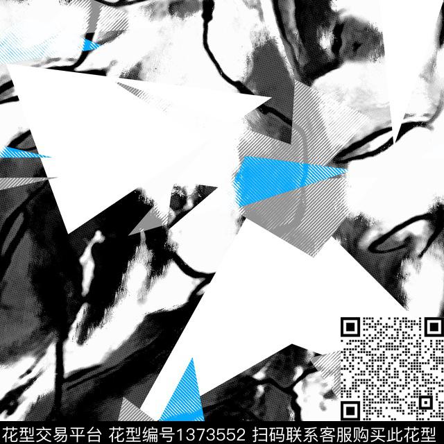 几何纸印花抽象男装传统印花华亿平台下载（图片编号: 1373552） - 瓦栏（Walan）