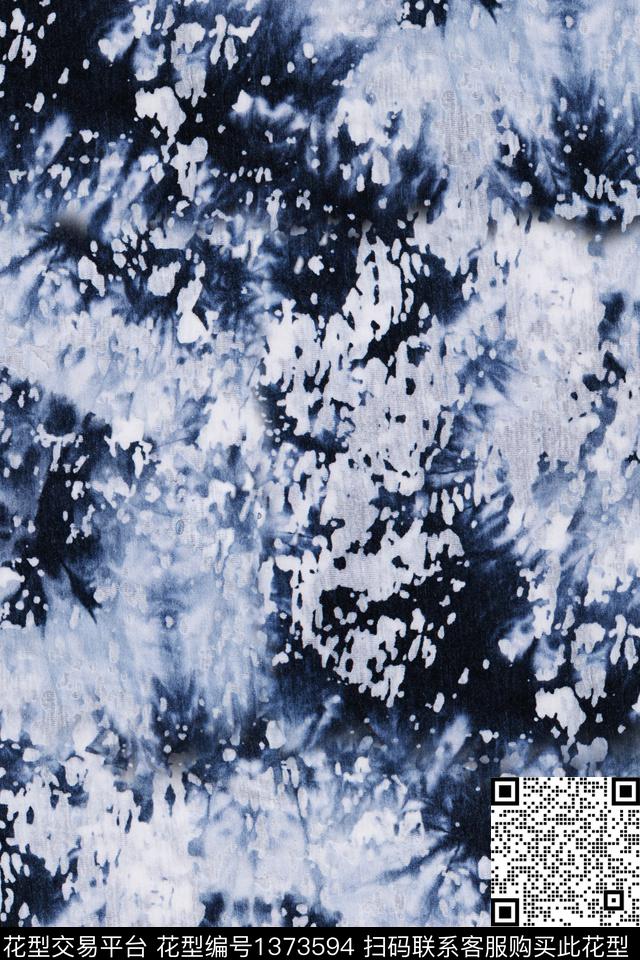 扎染华亿平台男装大牌风数码印花华亿平台下载（图片编号: 1373594） - 瓦栏（Walan）