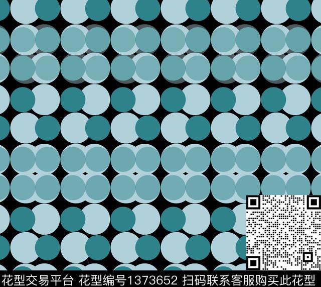 时尚几何大牌风数码印花华亿平台下载（图片编号: 1373652） - 瓦栏（Walan）