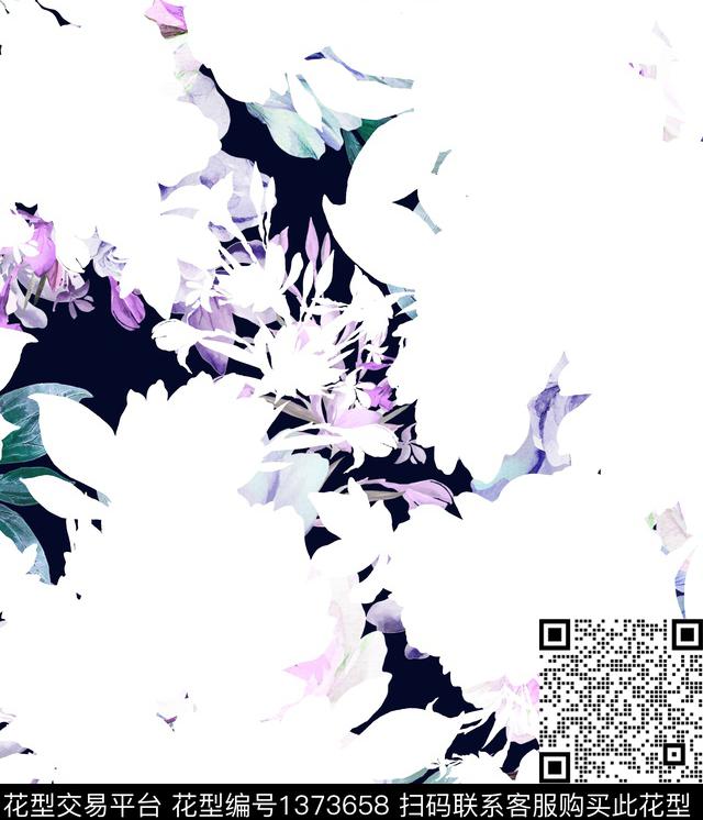 女装抽象数码印花华亿平台下载（图片编号: 1373658） - 瓦栏（Walan）