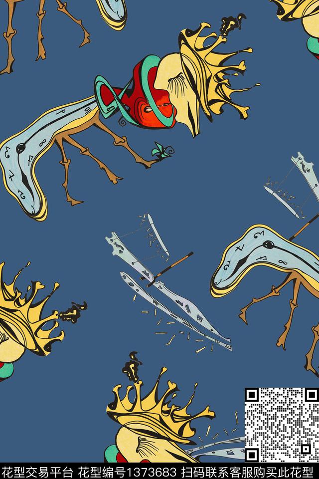 旗袍香云纱真丝数码印花华亿平台下载（图片编号: 1373683） - 瓦栏（Walan）