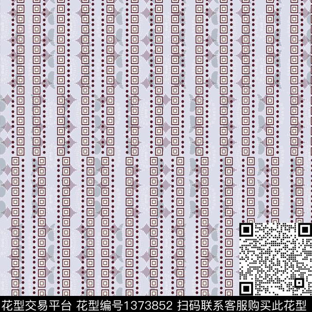 时尚几何大牌风数码印花华亿平台下载（图片编号: 1373852） - 瓦栏（Walan）