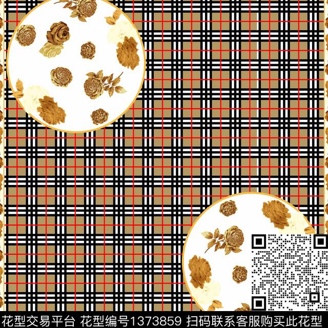 花卉大牌风欧洲数码印花华亿平台下载（图片编号: 1373859） - 瓦栏（Walan）