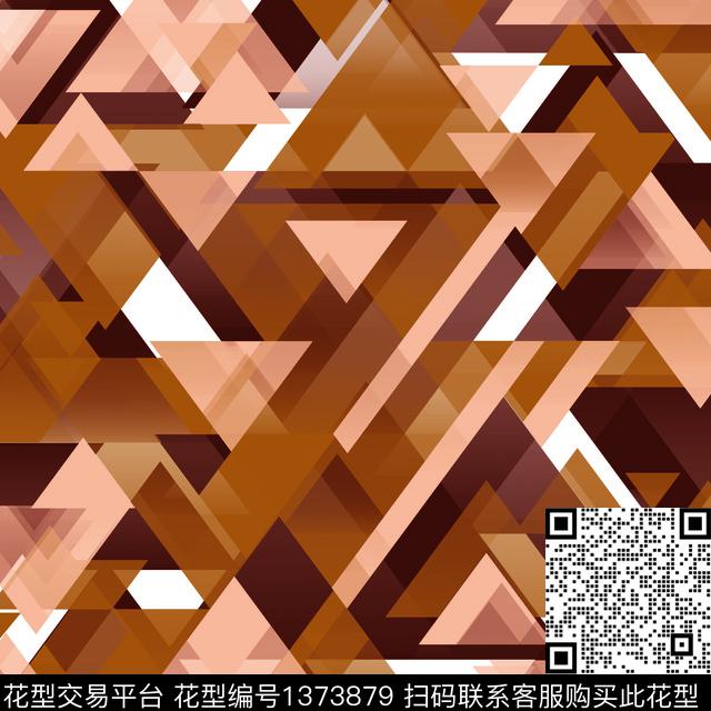 时尚几何肌理传统印花华亿平台下载（图片编号: 1373879） - 瓦栏（Walan）