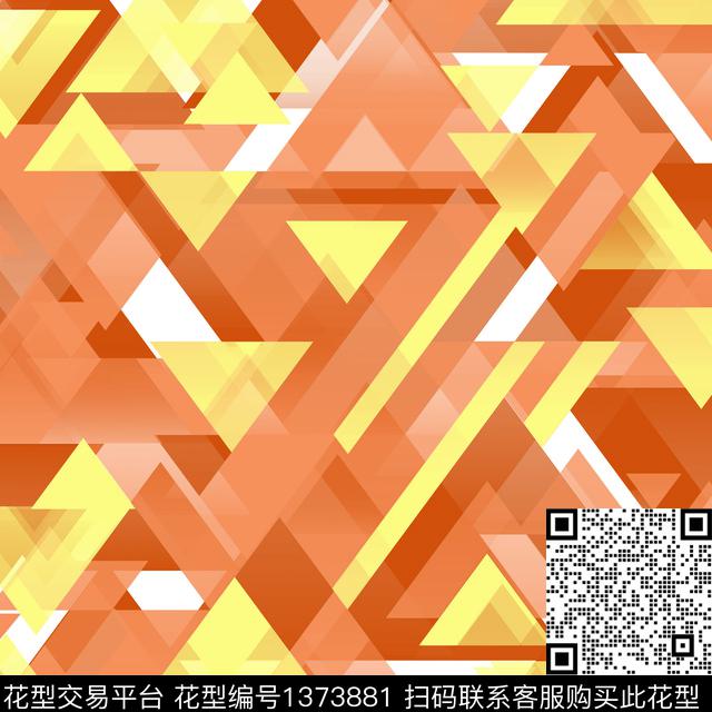 时尚几何肌理传统印花华亿平台下载（图片编号: 1373881） - 瓦栏（Walan）