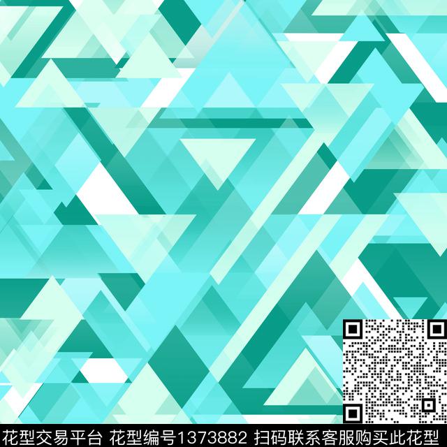 时尚几何肌理传统印花华亿平台下载（图片编号: 1373882） - 瓦栏（Walan）