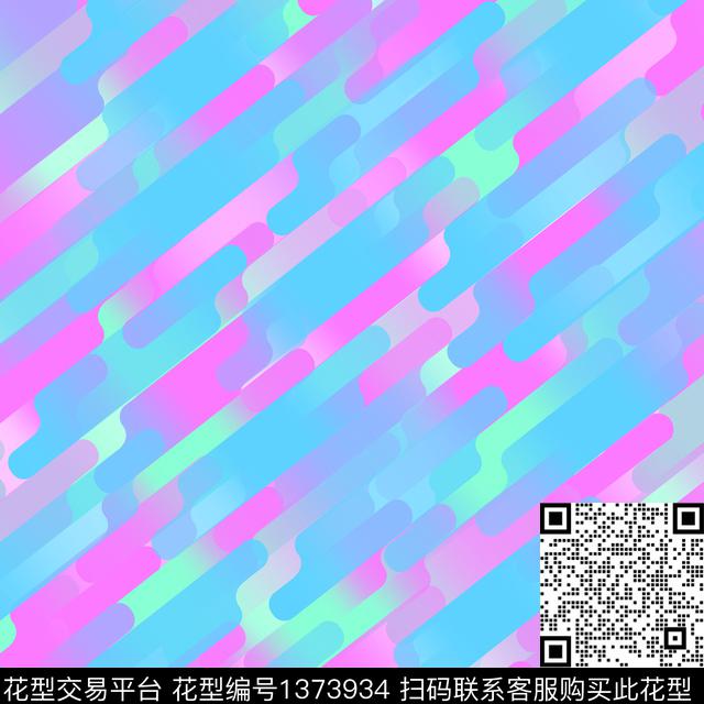 时尚几何肌理传统印花华亿平台下载（图片编号: 1373934） - 瓦栏（Walan）