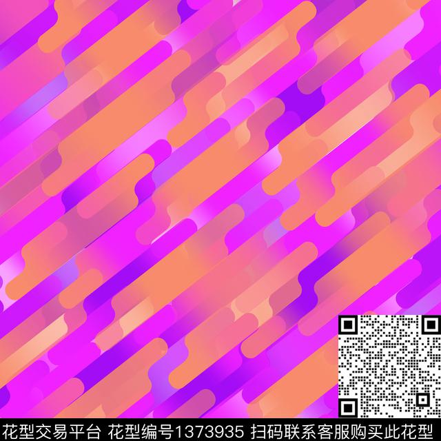 时尚几何肌理传统印花华亿平台下载（图片编号: 1373935） - 瓦栏（Walan）