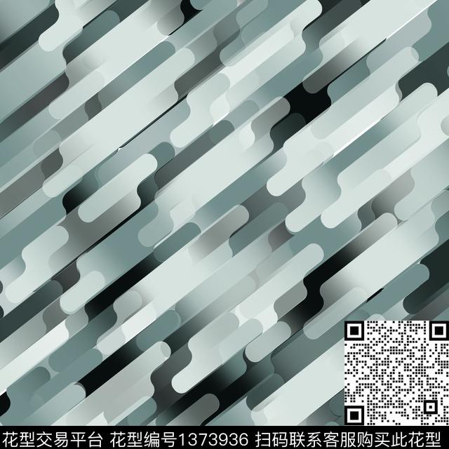 时尚几何肌理传统印花华亿平台下载（图片编号: 1373936） - 瓦栏（Walan）